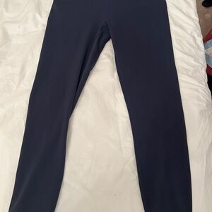 lululemon  Navy Wunder Train High rise Leggings SZ 10